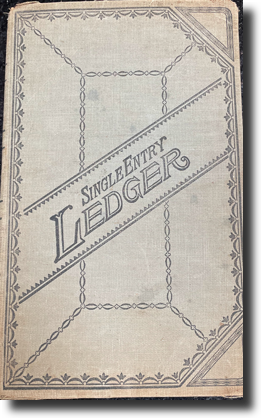 Image of a Single Entry Ledger